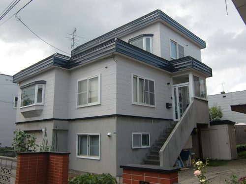 札幌市東区｜窯業系サイディング施工及び塗装工事