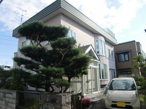 札幌市東区 窯業系サイディング施工及び塗装工事 施工前