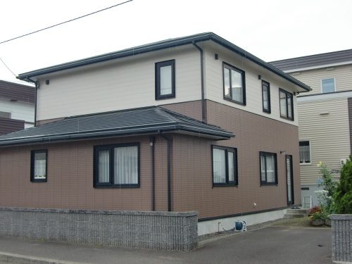 札幌市南区｜窯業系サイディング 塗装工事