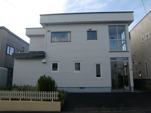 札幌市南区｜ALC壁 塗装工事