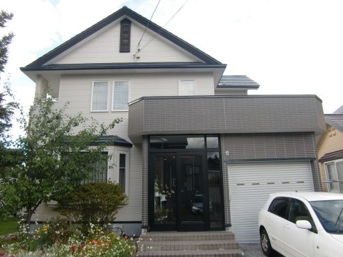 札幌市南区｜窯業系サイディング施工及び塗装工事