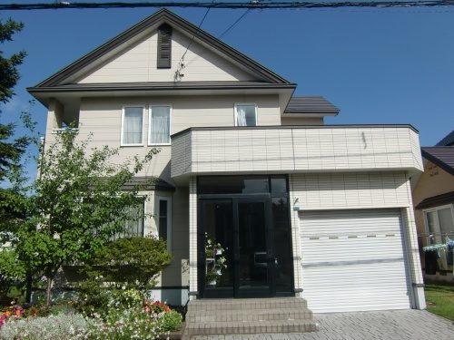 札幌市南区 窯業系サイディング施工及び塗装工事 施工前