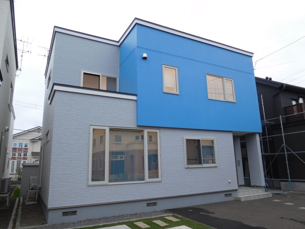 札幌市北区｜窯業系サイディング 塗装工事