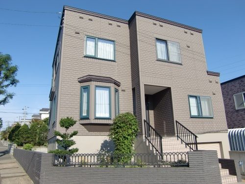 札幌市北区 ALC壁 塗装工事 施工前