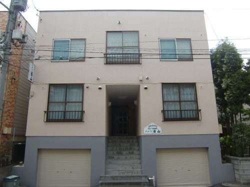 札幌市中央区｜モルタル壁 塗装工事