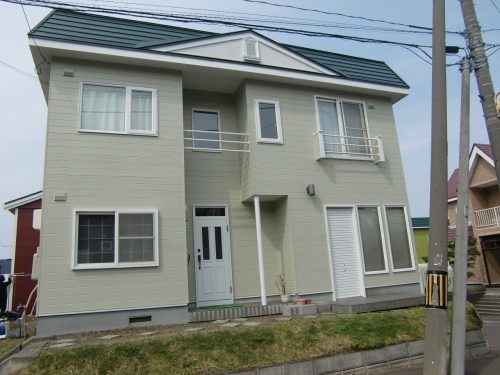 札幌市手稲区｜窯業系サイディング 塗装工事