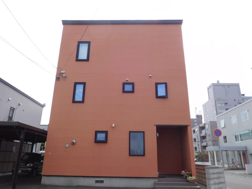 札幌市西区 窯業系サイディング 塗装工事 施工前