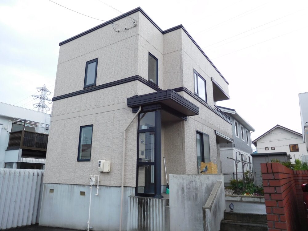 札幌市豊平区 窯業系サイディング 塗装工事 施工前