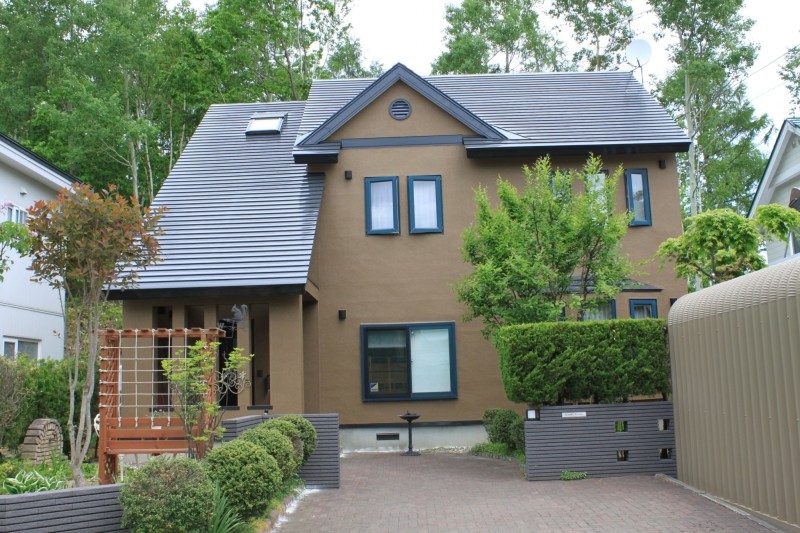 札幌市西区｜モルタル壁 塗装工事