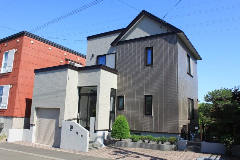 札幌市南区｜窯業系サイディング 塗装工事