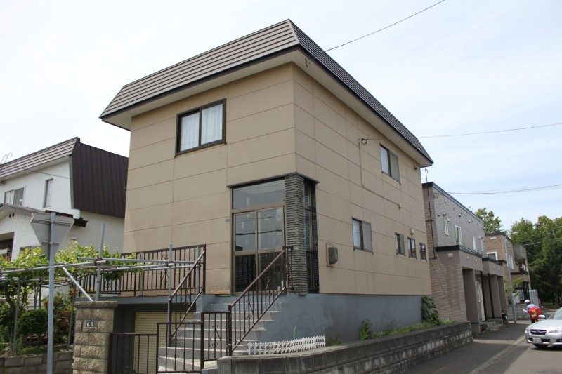 札幌市北区 ALC壁 塗装工事 施工前