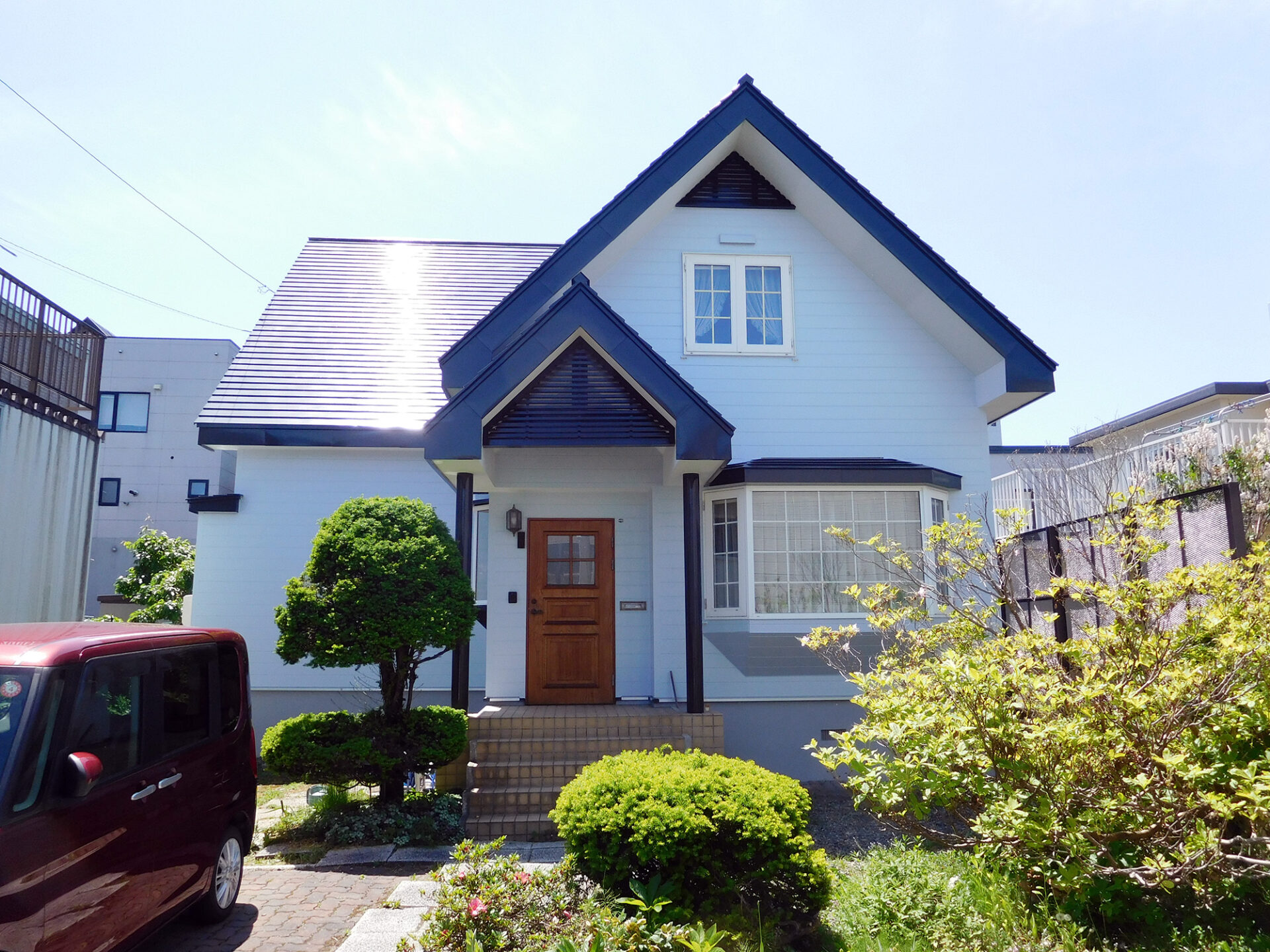 札幌市の戸建て住宅 外壁塗装の施工例