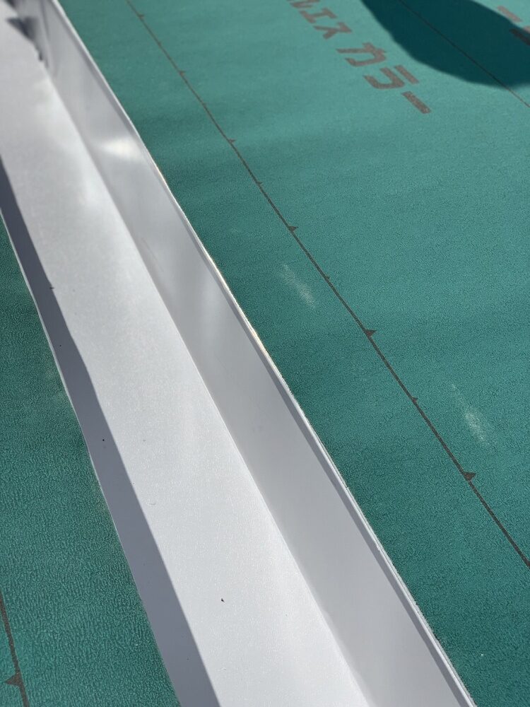 スノーダクト内部に施工した板金