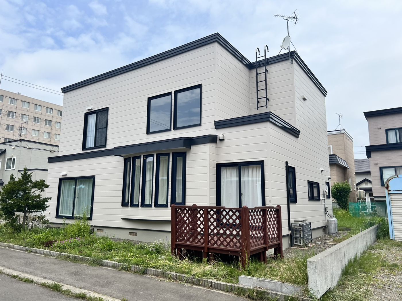札幌市北区 窯業系サイディングの塗り替え