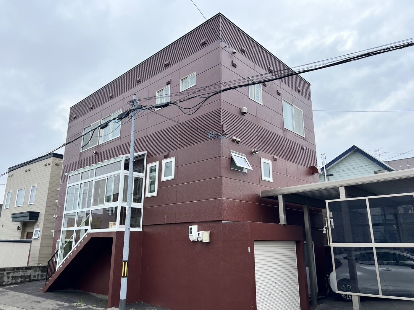 札幌市西区 ALC外壁の塗装工事