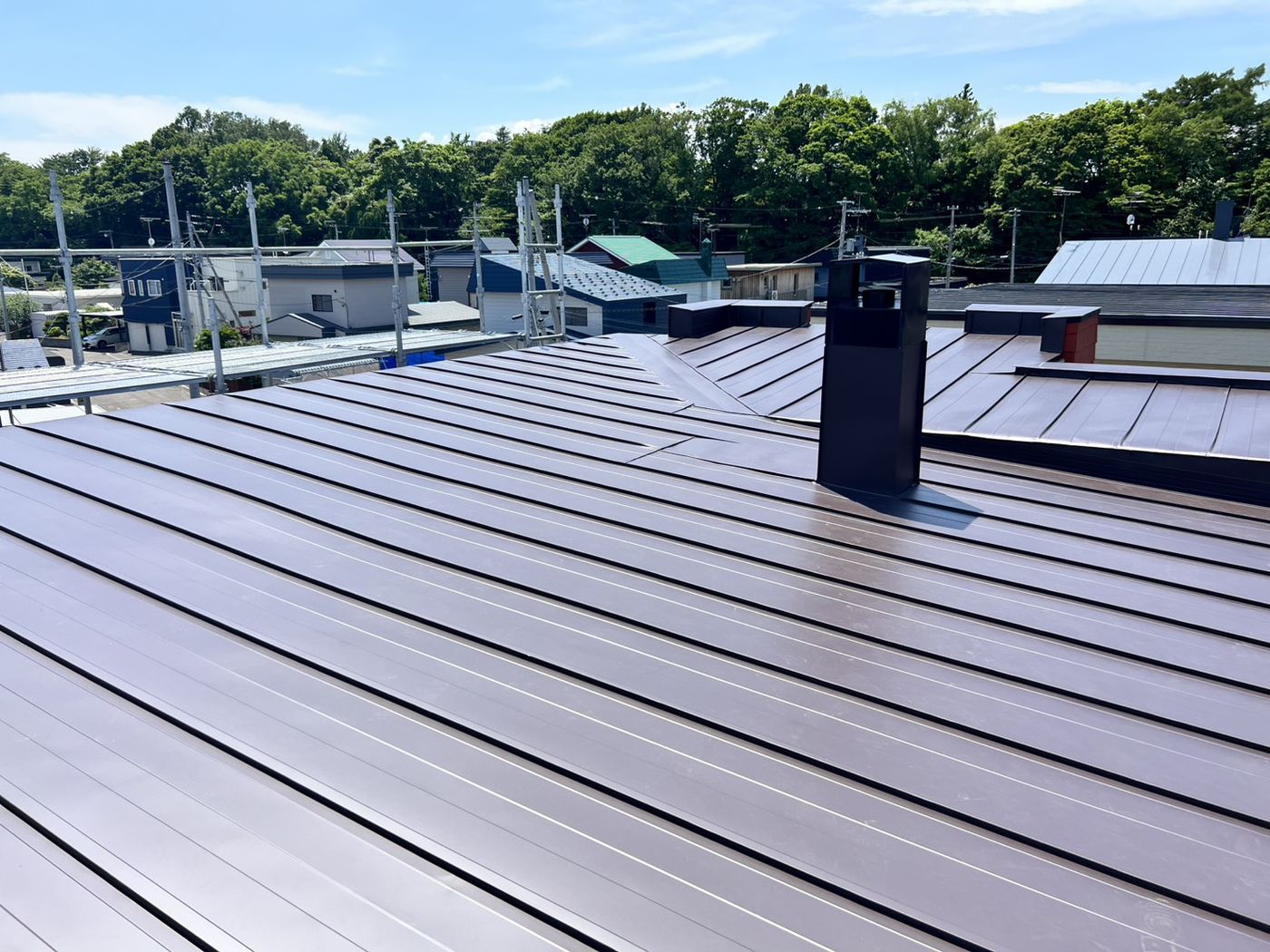 札幌市豊平区 屋根板金工事